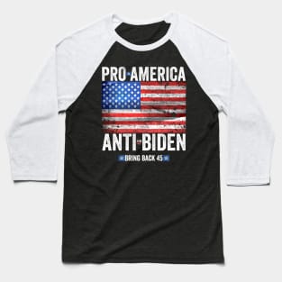 PRO AMERICA ANTI BIDEN FLAG USA IMPEACH JOE BIDEN ANTI BIDEN Baseball T-Shirt